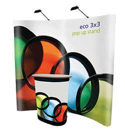 Eco 3x3 Pop up stands  stand - poster company