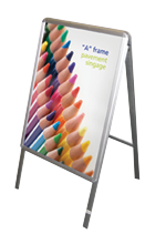 A Frame outdoor  stand - poster company